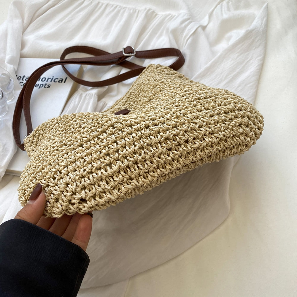 Yolanda Women's Open Weave Crossbody Bag, view 4